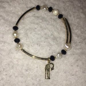 Giraffe charm bracelet